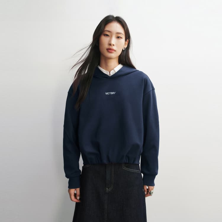 Peacebird Hoodie Embroidered Lettering