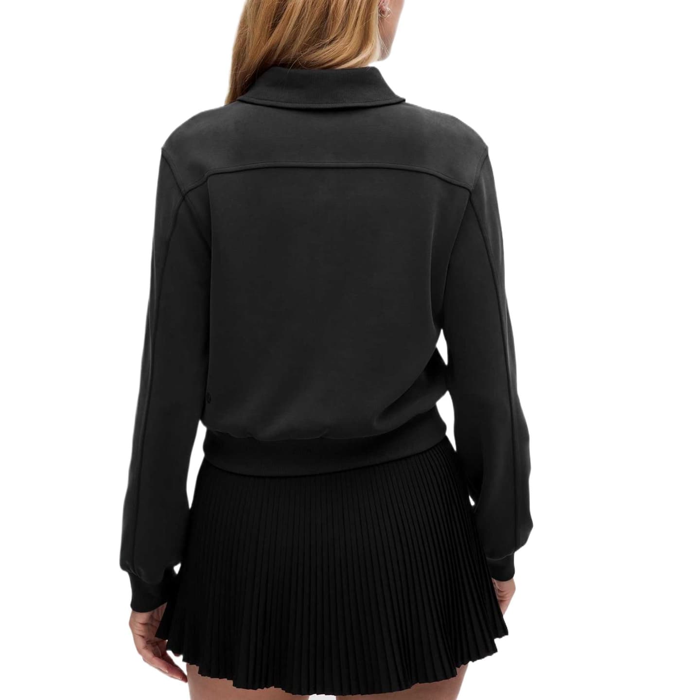 lululemon Softstreme Half-Zip Pullover Black