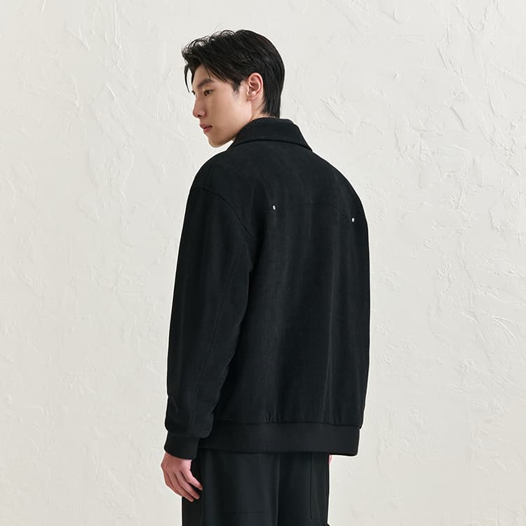 PEACEBIRD MEN Textured Executive Fashion Jacket