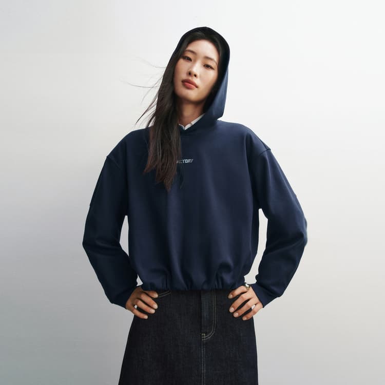 Peacebird Hoodie Embroidered Lettering