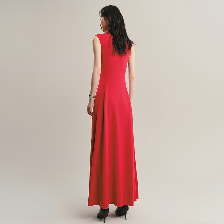 Peacebird Sleeveless Wool Knit Dress