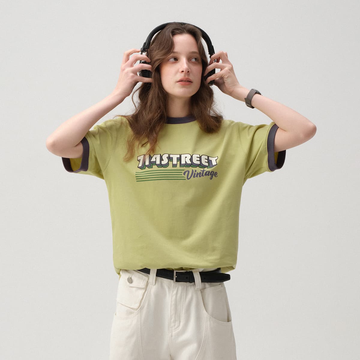 714STREET Logo Print T-Shirt