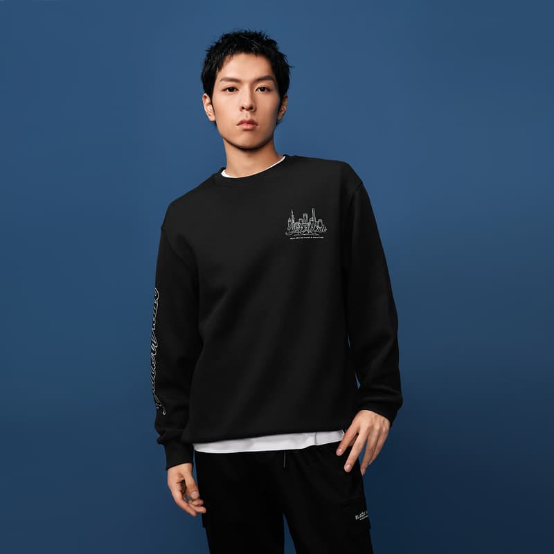HLA JEANS Letter Print Sweatshirt