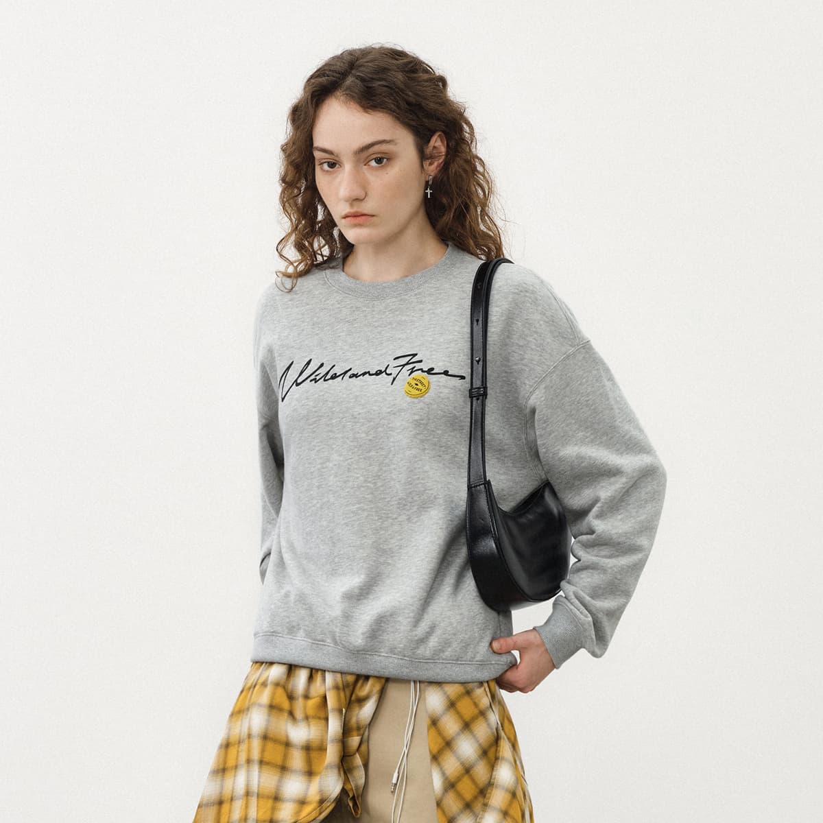 714STREET Vintage Graphic Crewneck Sweatshirt