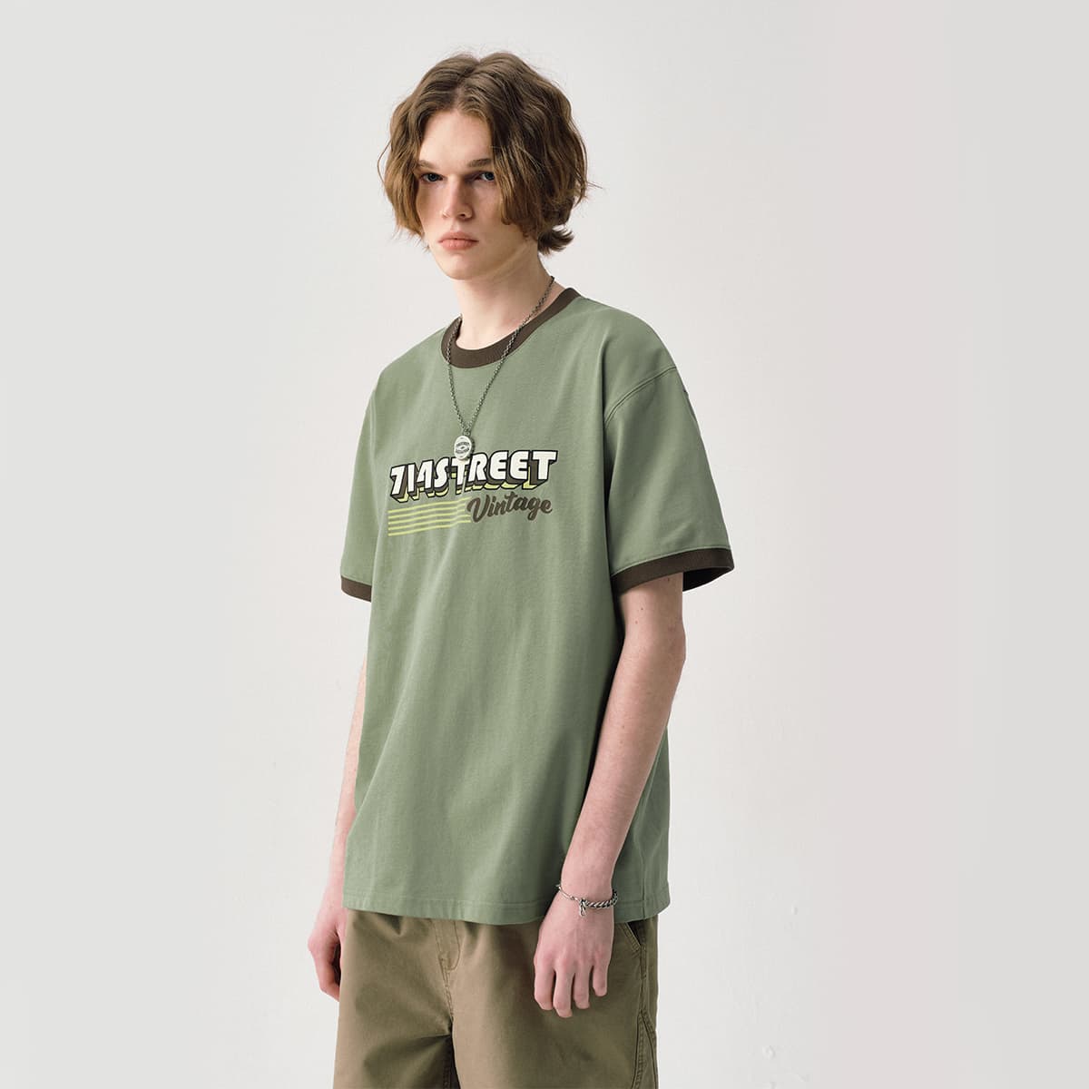 714STREET Logo Print T-Shirt
