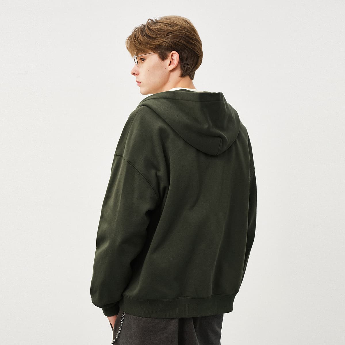 714STREET Basic Hoodie Fleece