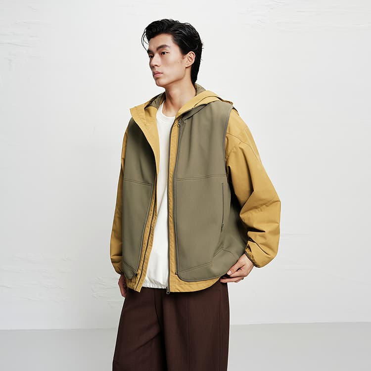 PEACEBIRD MEN Hoodie Jacket