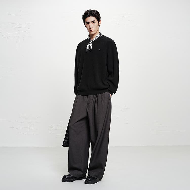 PEACEBIRD MEN Wool Pullover Sweater