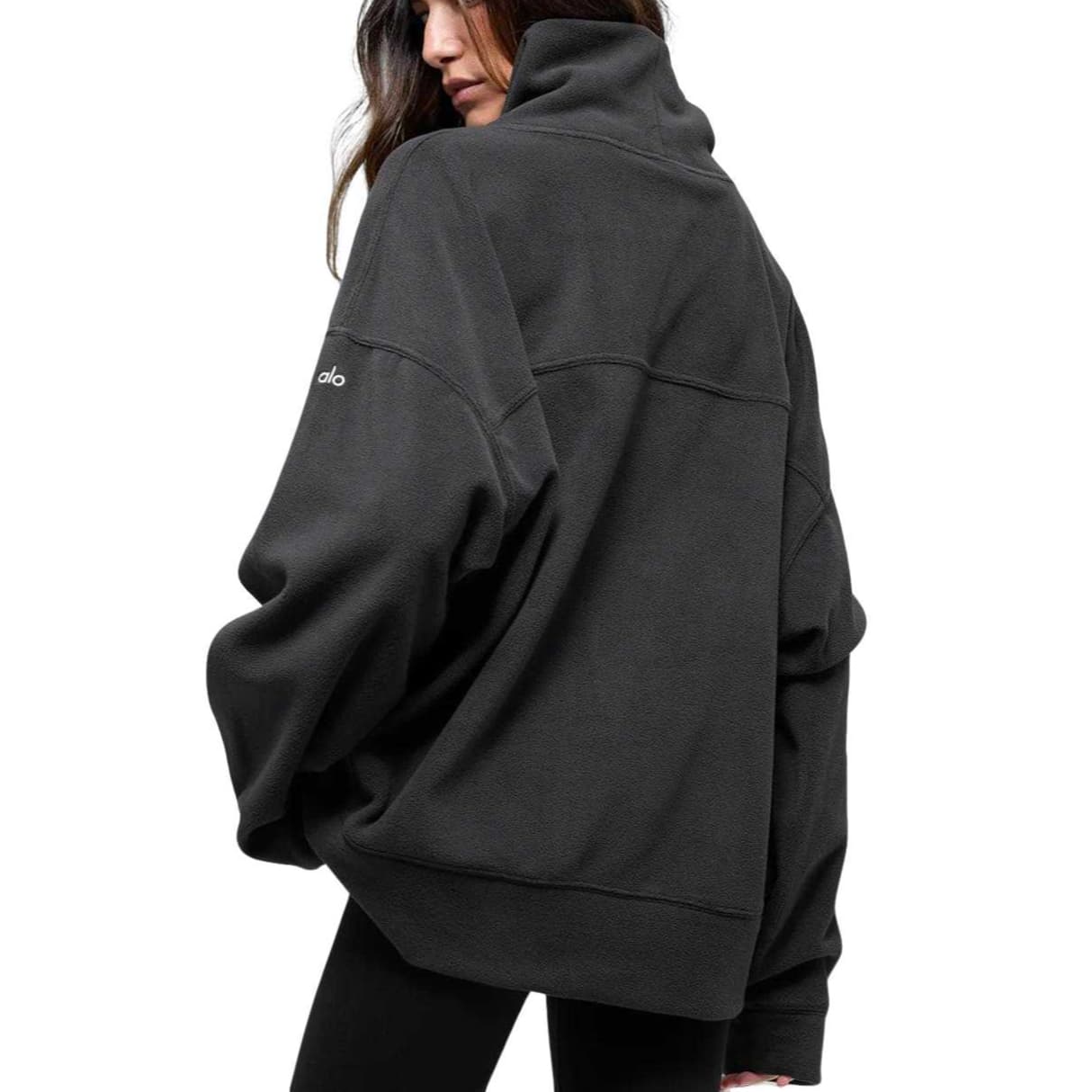 alo yoga Polar Fleece Hazy Pullover