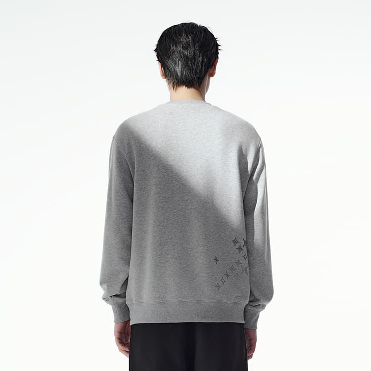 PEACEBIRD MEN Star Print Sweatshirt