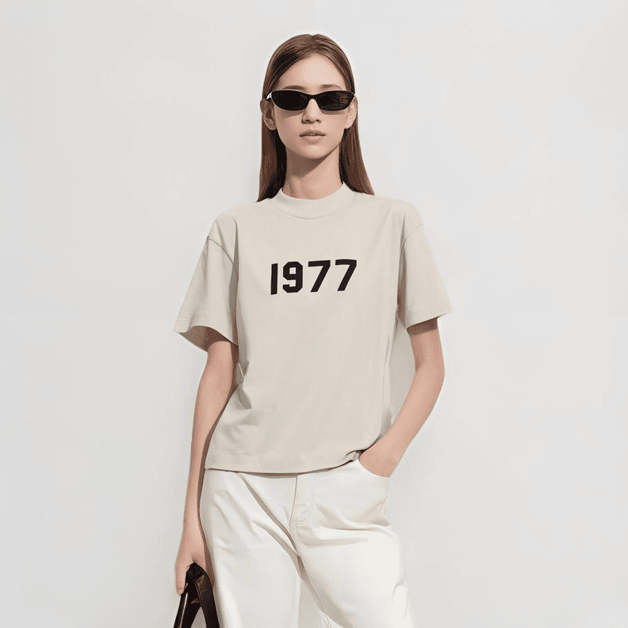 Fear of God Essentials SS22 Tee Wheat 1977 T