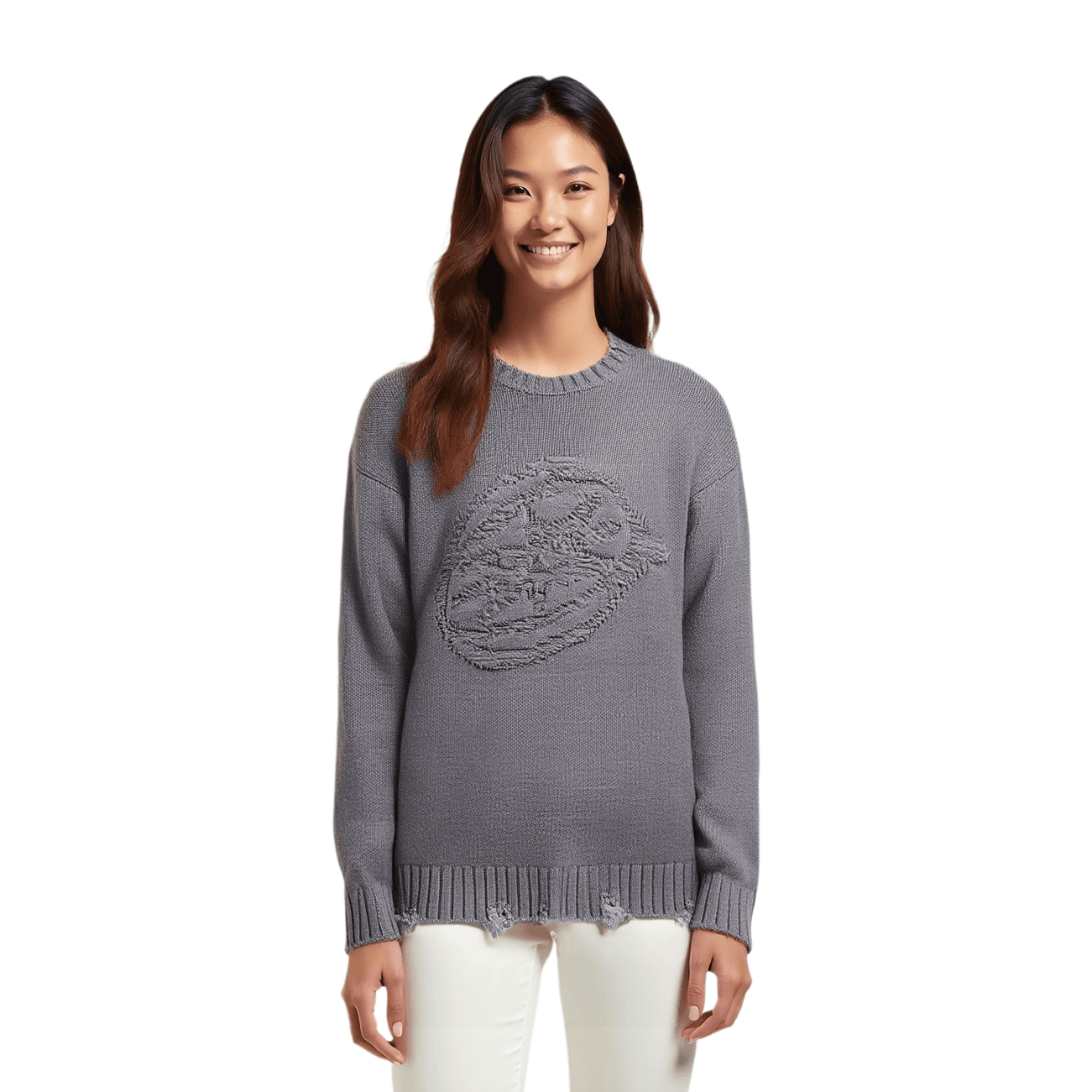 PEACEBIRD MEN Wasteland Embroidered Sweater