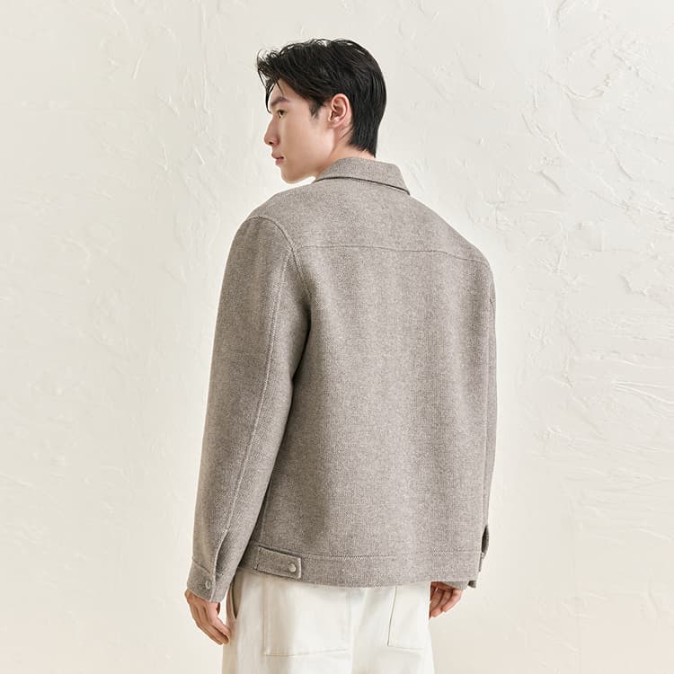 PEACEBIRD MEN Colorblock Blazer Jacket