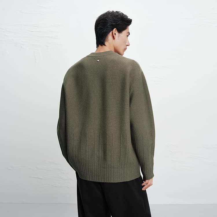 PEACEBIRD MEN Pullover Sweater