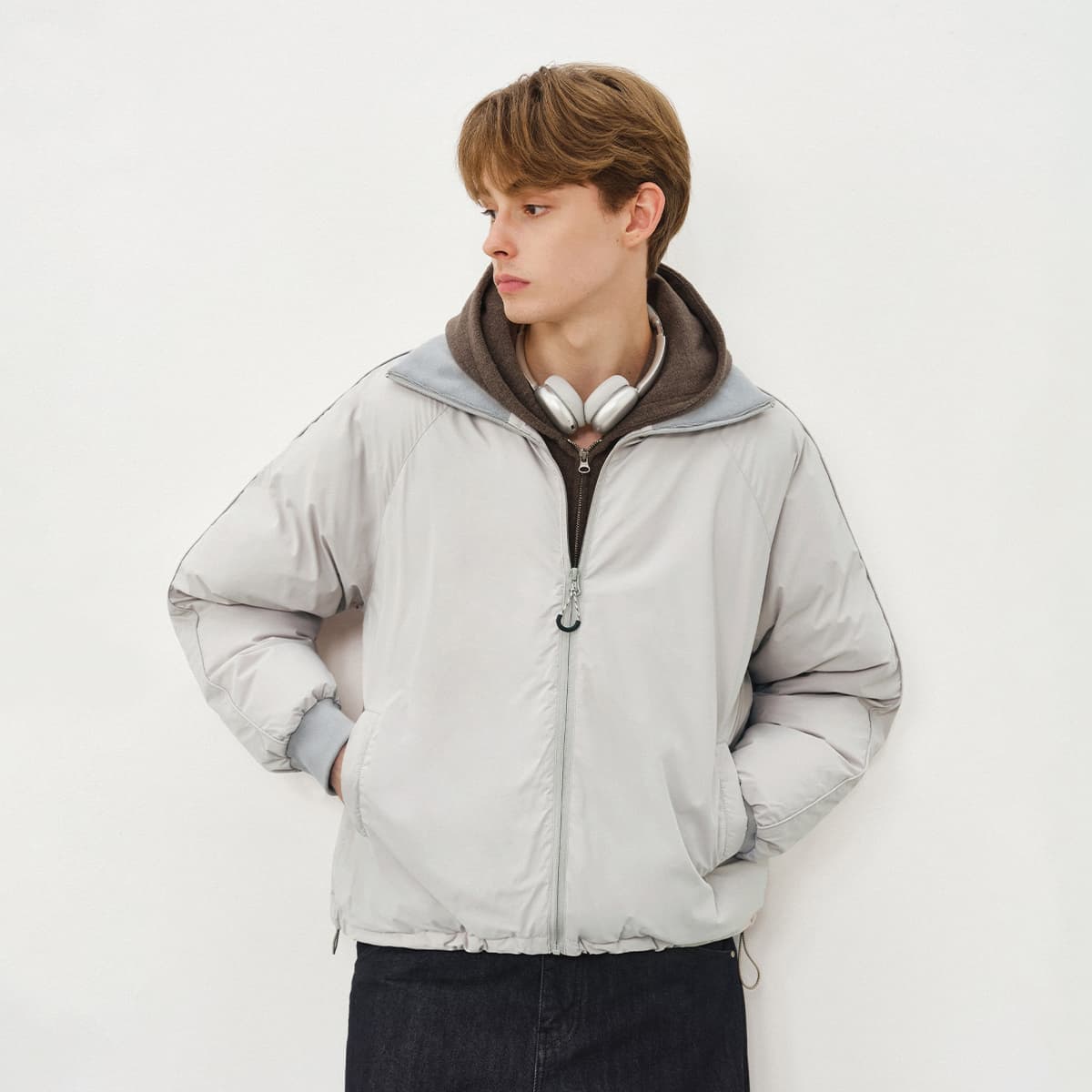 714STREET Urban Commuter Waterproof Down Jacket