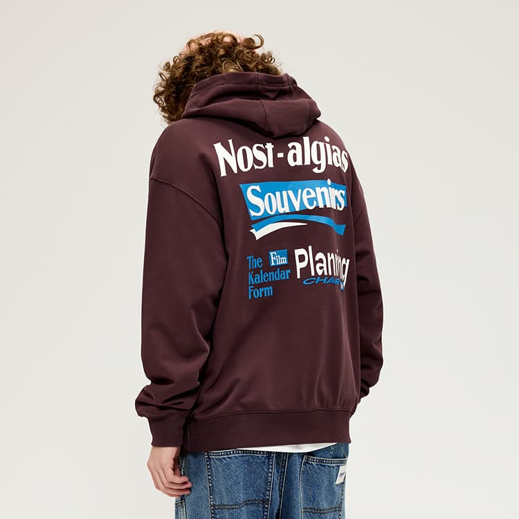 PEACEBIRD MEN Hoodie Colorblock Embroidery