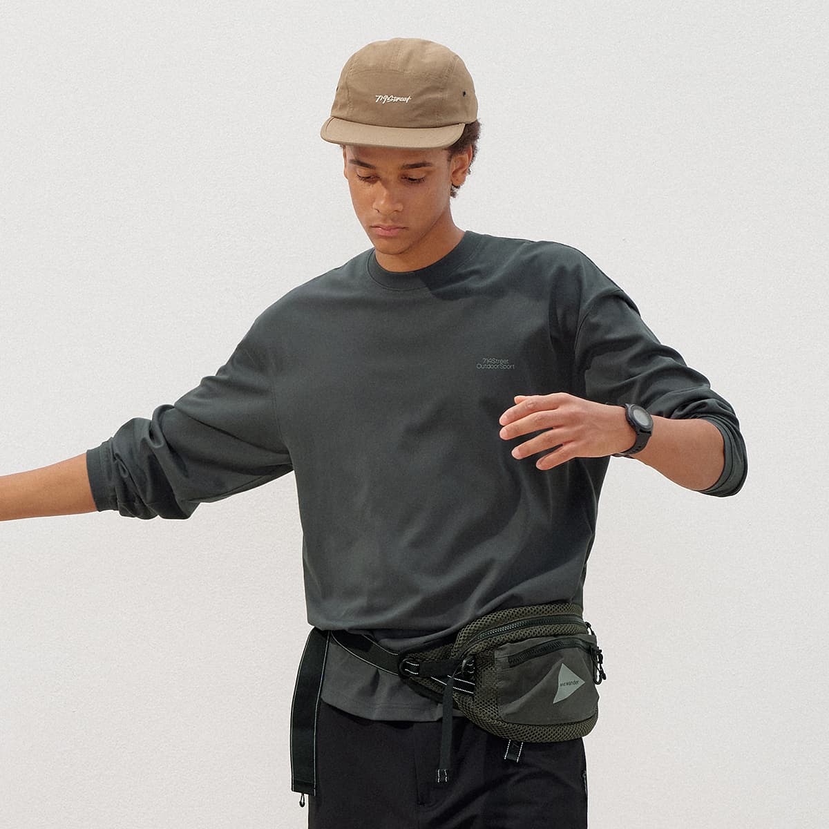 714STREET Night Glow Long Sleeve Tee