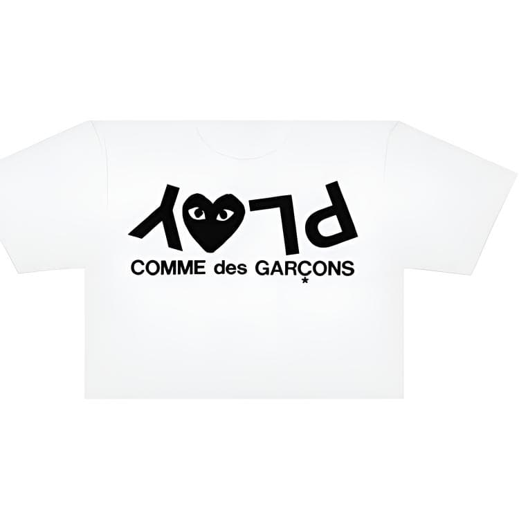 CDG Play Logo T-Shirt White