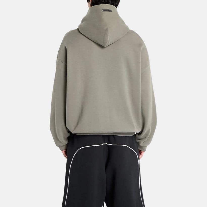 Fear of God Essentials SS25 90S Fit Fleece Hoodie MOSS 25 PRING DROP2