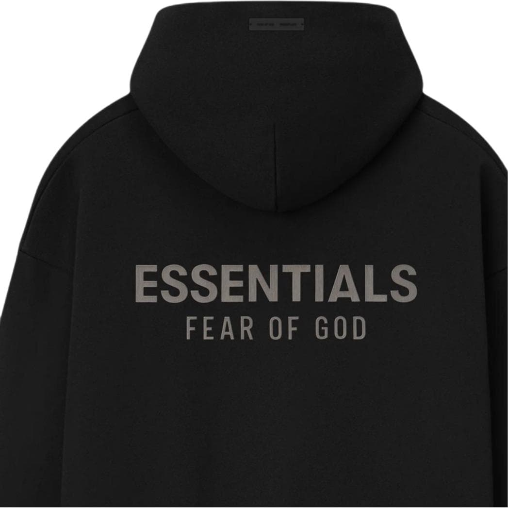 Fear of God Essentials Classic Fit Hoodie Jet Black
