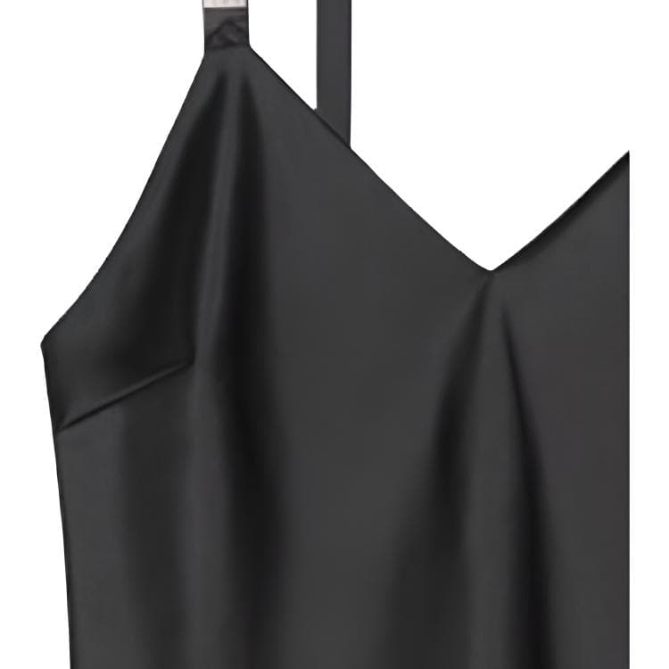 Victoria's Secret Logo Strap Slipdress Black