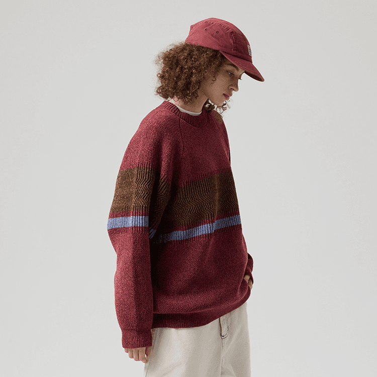 Vision Street Wear Striped Knit Sweater