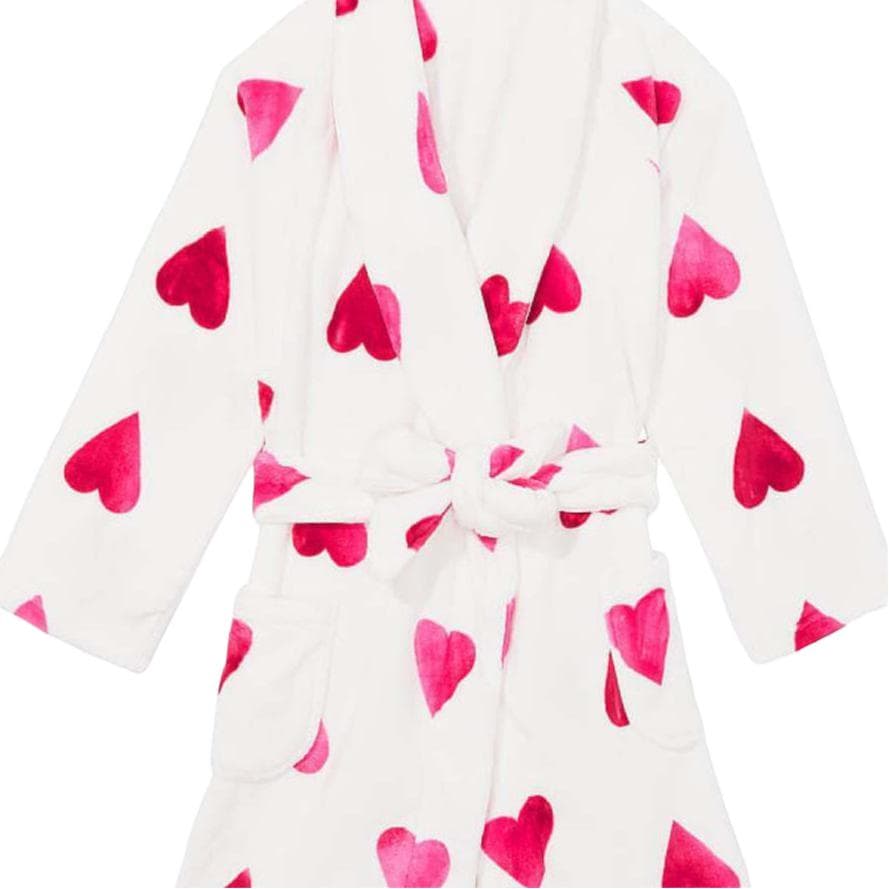 Victoria's Secret V-Neck Heart Print Robe