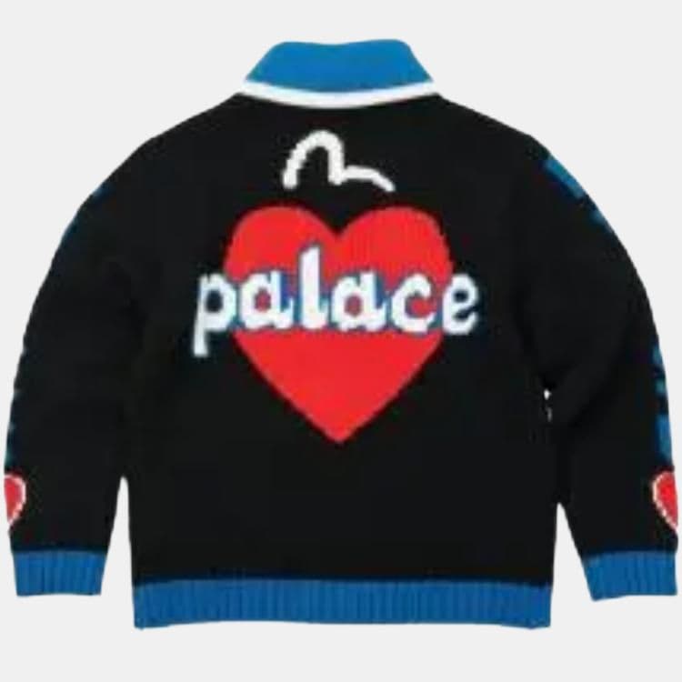 PALACE x EVISU Cowichan Knit Black