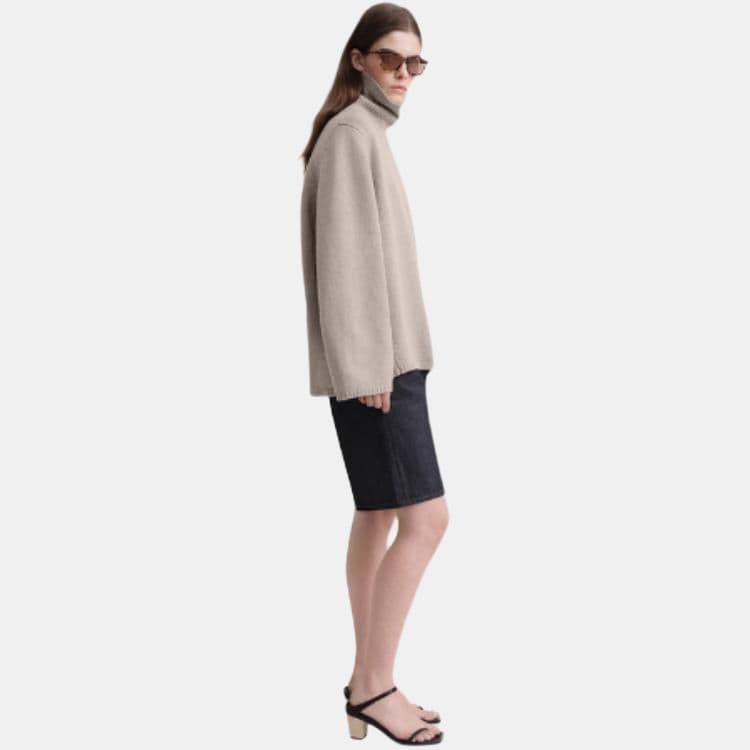 TOTEME Ribbed Turtleneck Sweater
