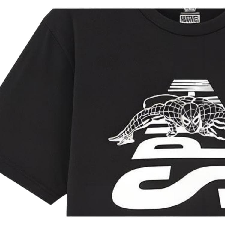 UNIQLO Marvel Cartoon Print Tee Black