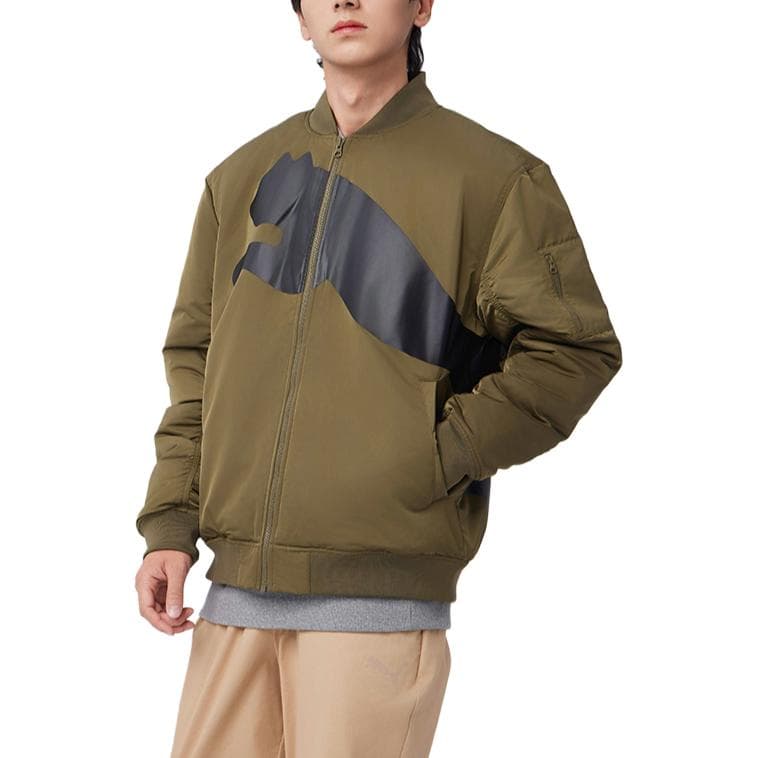 PUMA LOGO BOMBER JACKET logo
