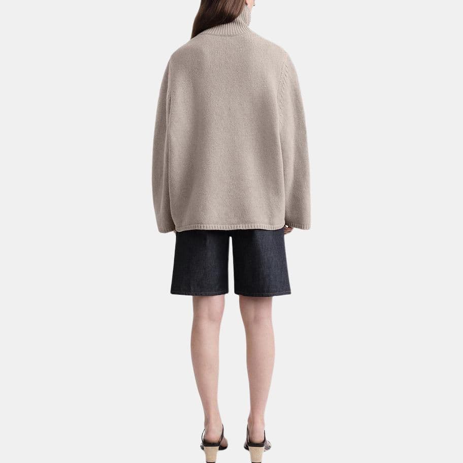 TOTEME Ribbed Turtleneck Sweater