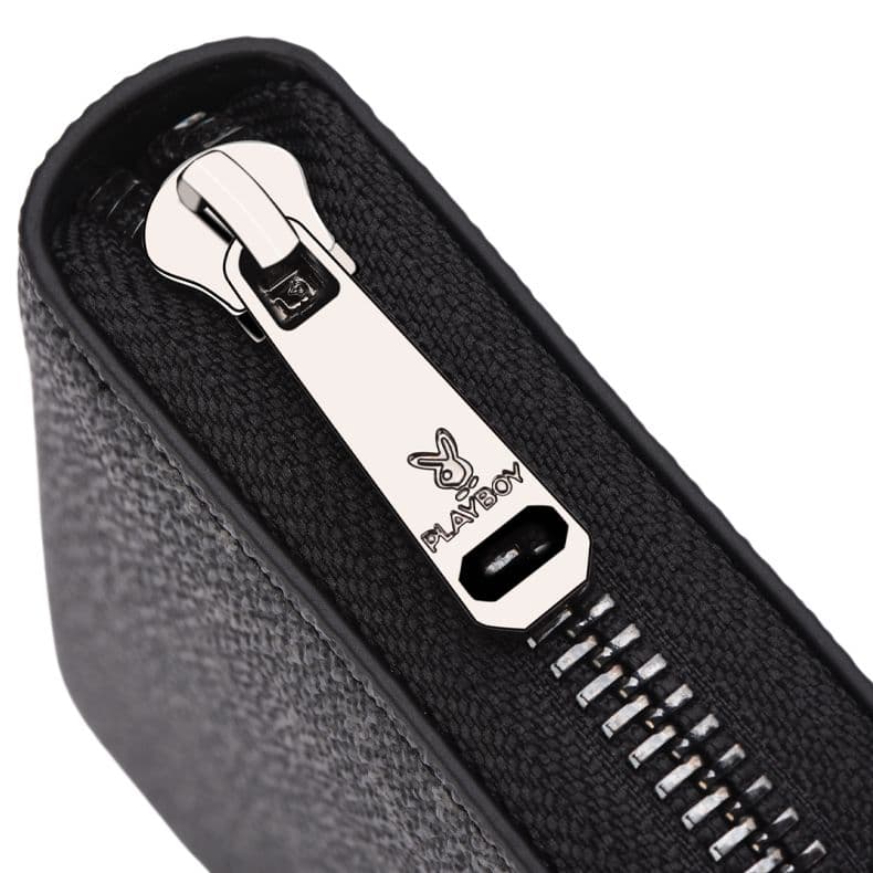 Playboy PVC Card Holder Black