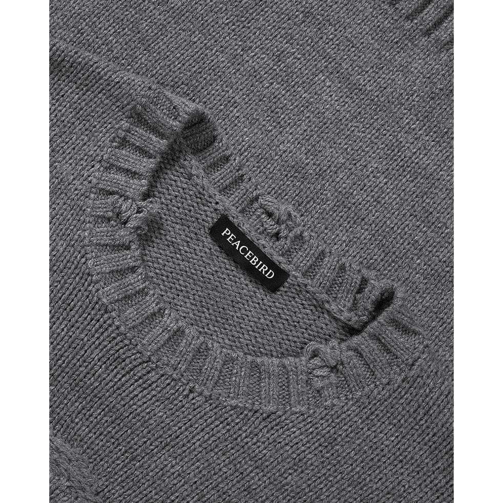 PEACEBIRD MEN Wasteland Embroidered Sweater