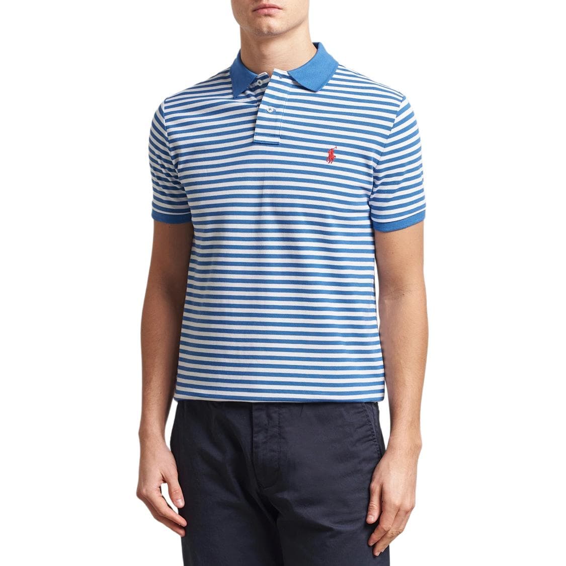 Polo Ralph Lauren Striped Polo Shirt Blue