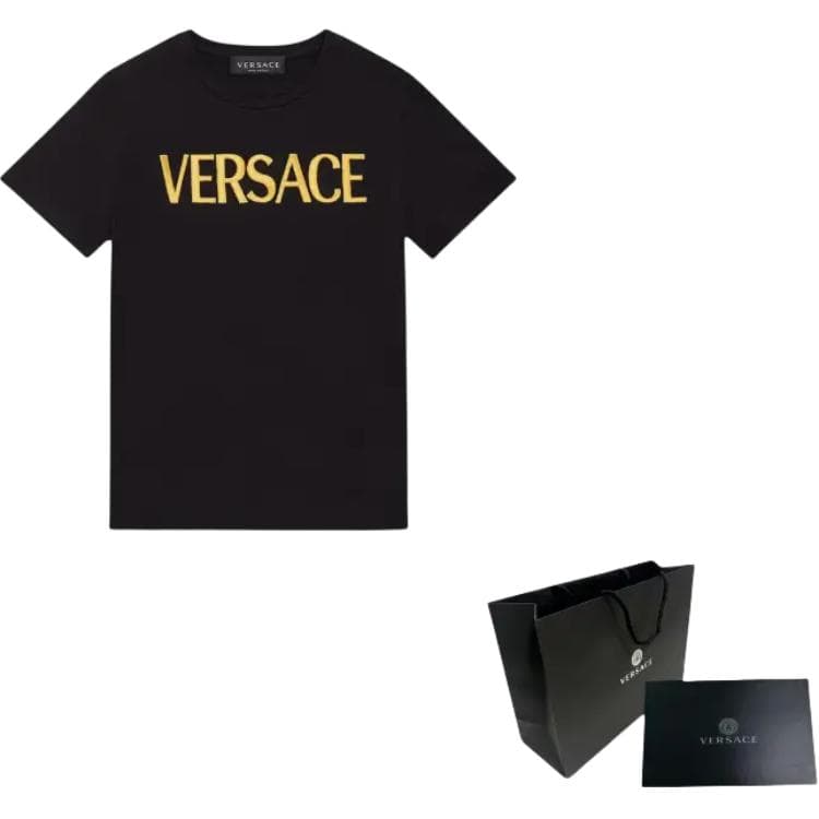Versace SS24 Logo Embroidery T-Shirt