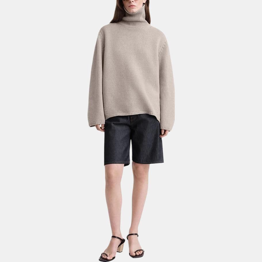TOTEME Ribbed Turtleneck Sweater