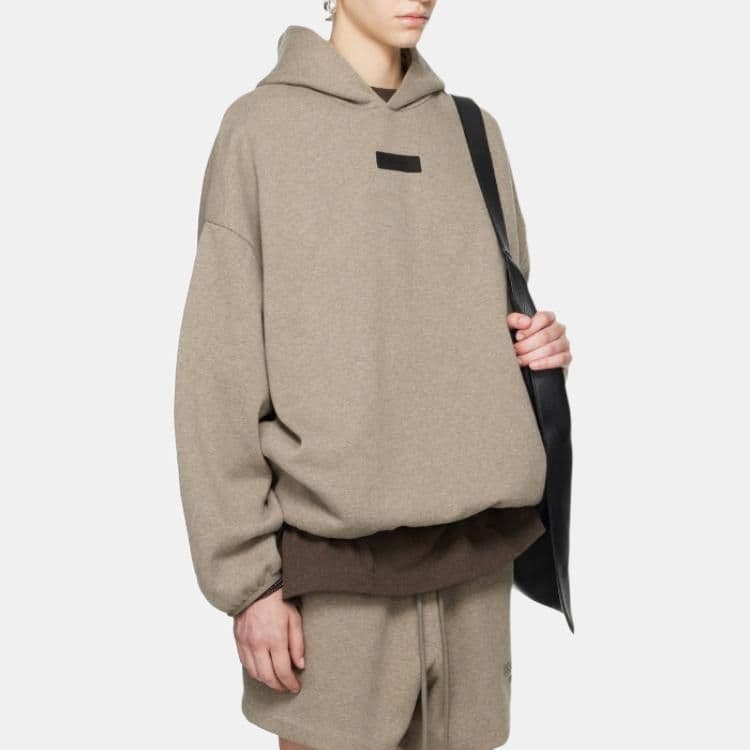 Fear of God Essentials SS24 Hoodie Heather Grey