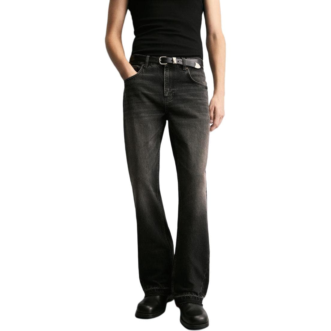 ZARA Flared Casual Jeans