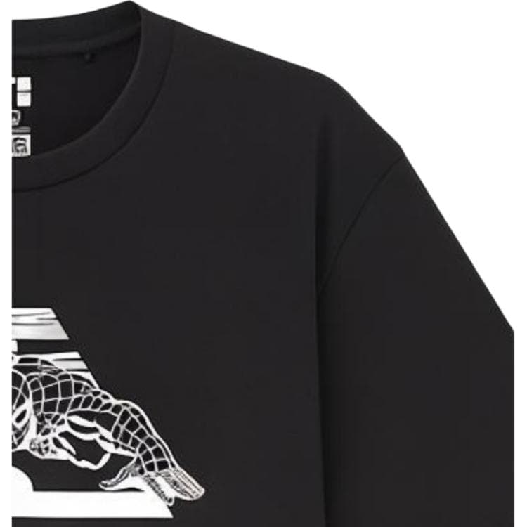 UNIQLO Marvel Cartoon Print Tee Black