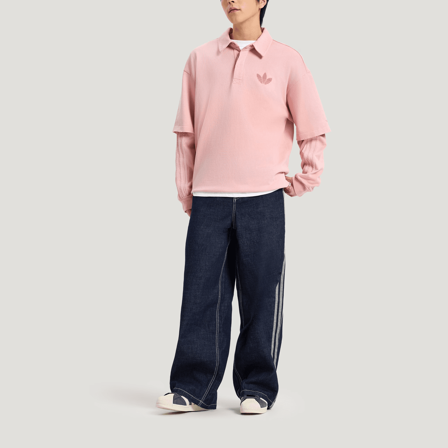 adidas Originals FW25 2-IN-1 LS Polo