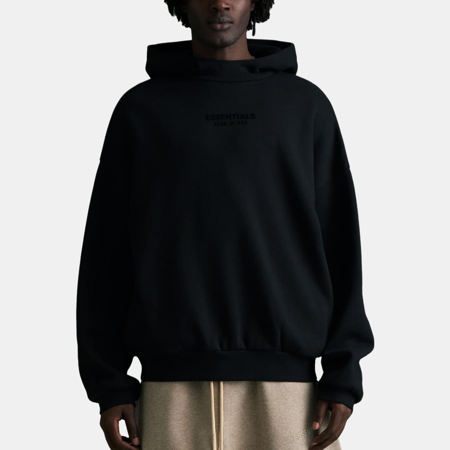 Fear of God Essentials FW23 Hoodie Jet Black