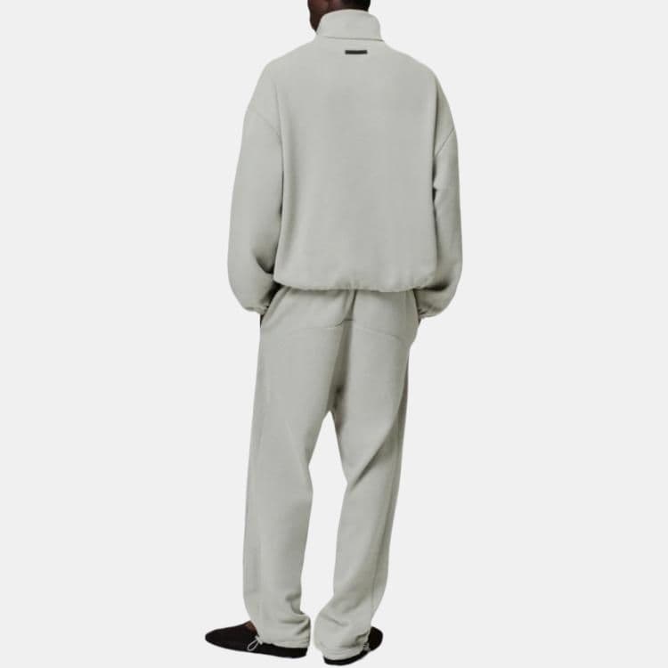 Fear of God Essentials SS25 Modern Fit Fleece Track Jacket ABBEY STONE 25 PRING DROP2