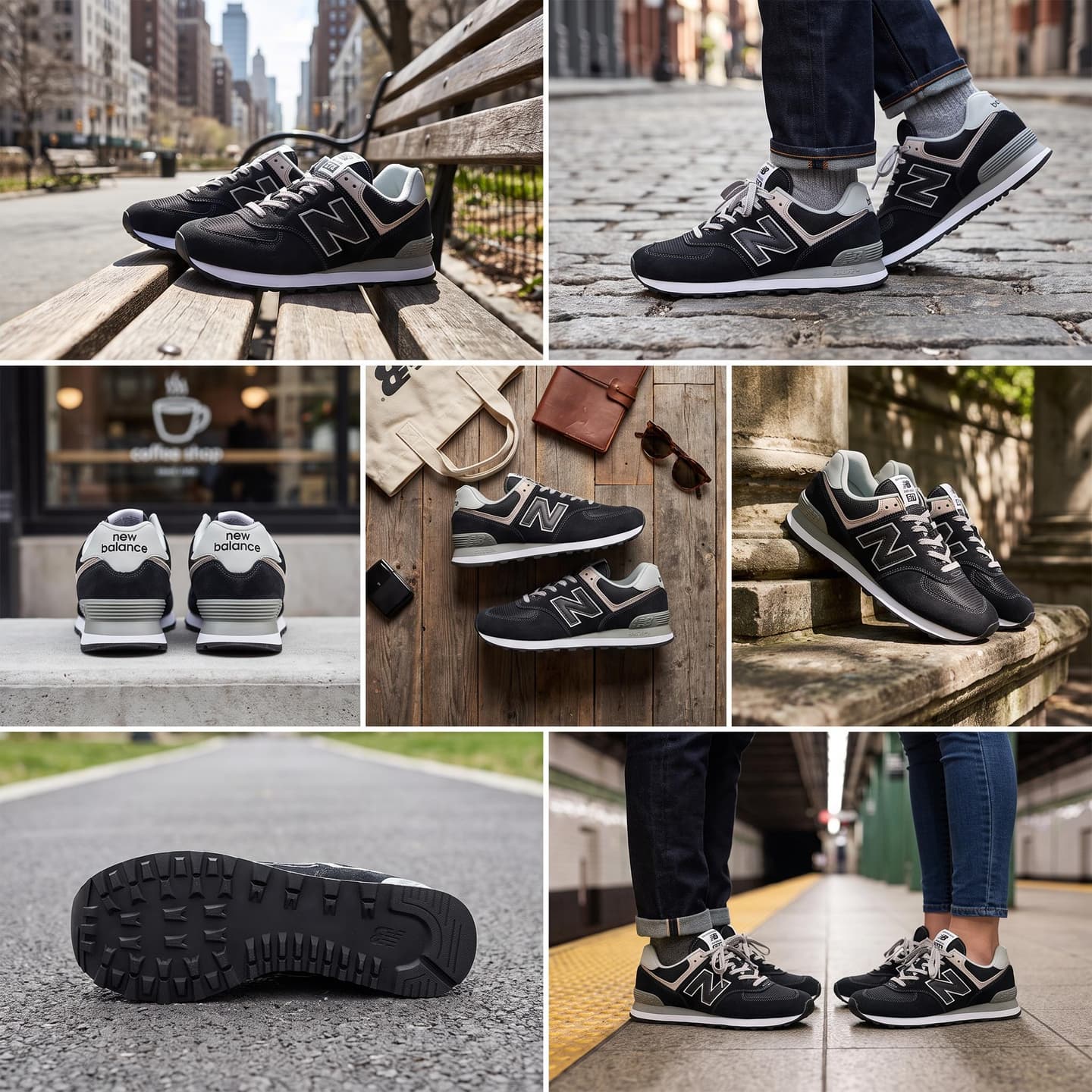 New Balance 574 Black