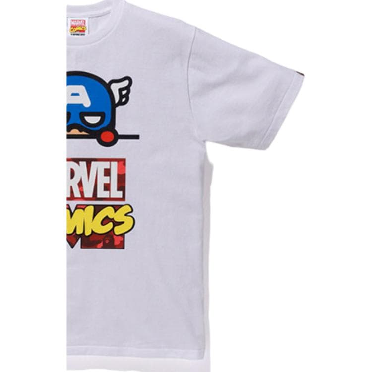 BAPE x Marvel Captain Tee White