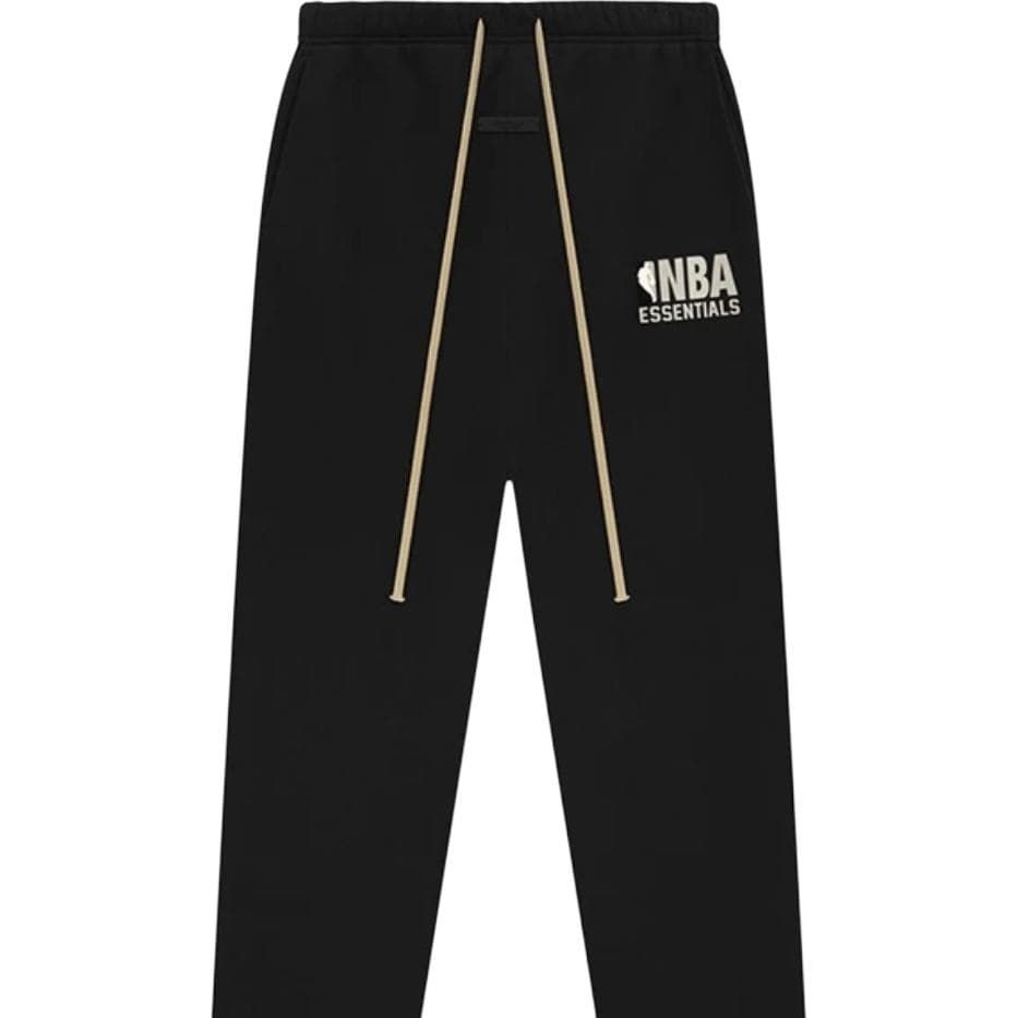 Fear of God Essentials x NBA SS25 Rubber Logo Knit Pants Black
