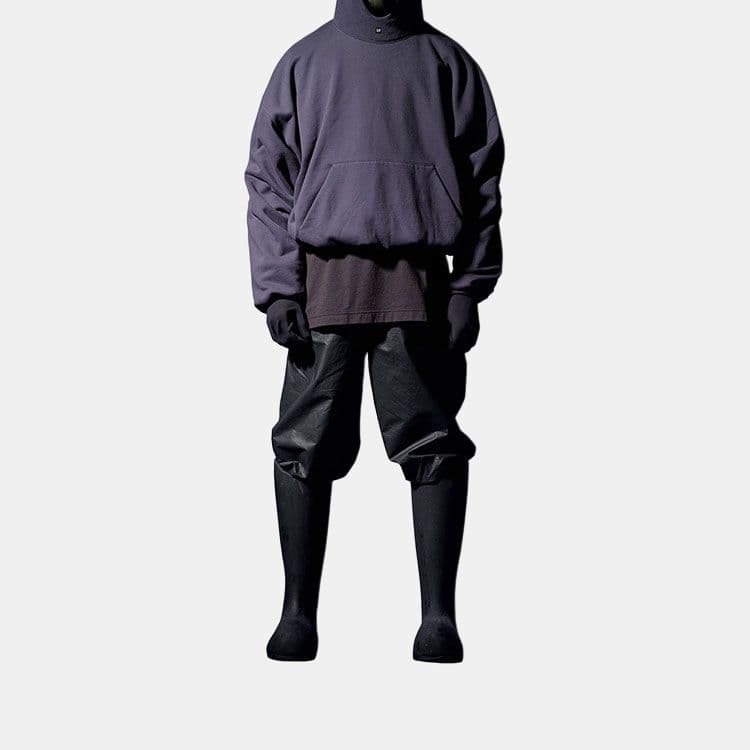 YEEZY x Gap x Balenciaga Logo Hoodie Black