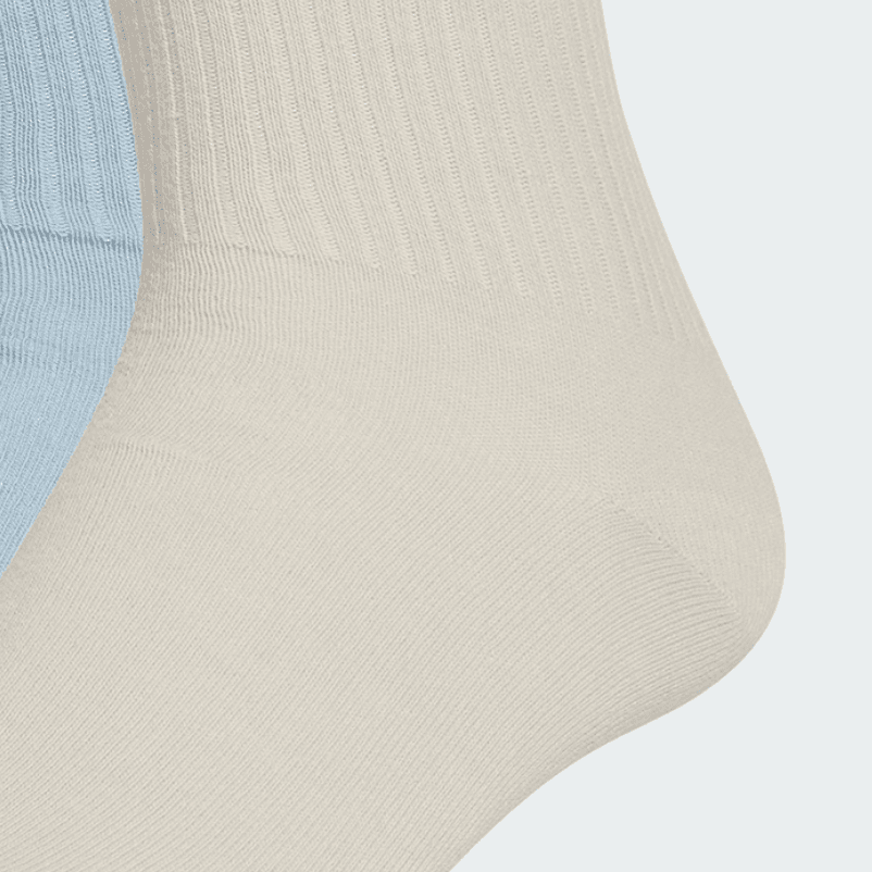 adidas Originals Premium Essentials Crew Socks 2-Pack Blue Clay