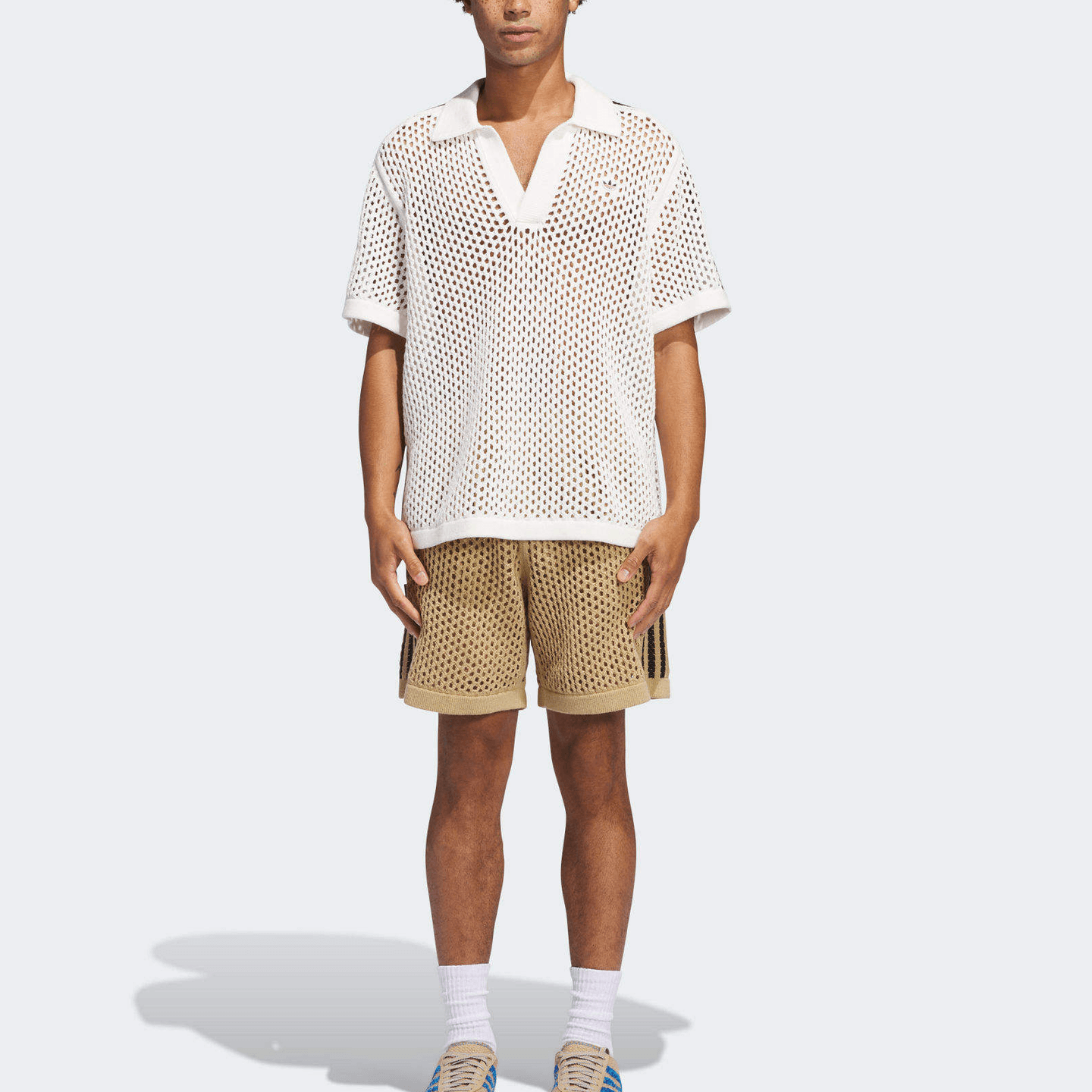 adidas x CLOT FW24 Polo Shirt White