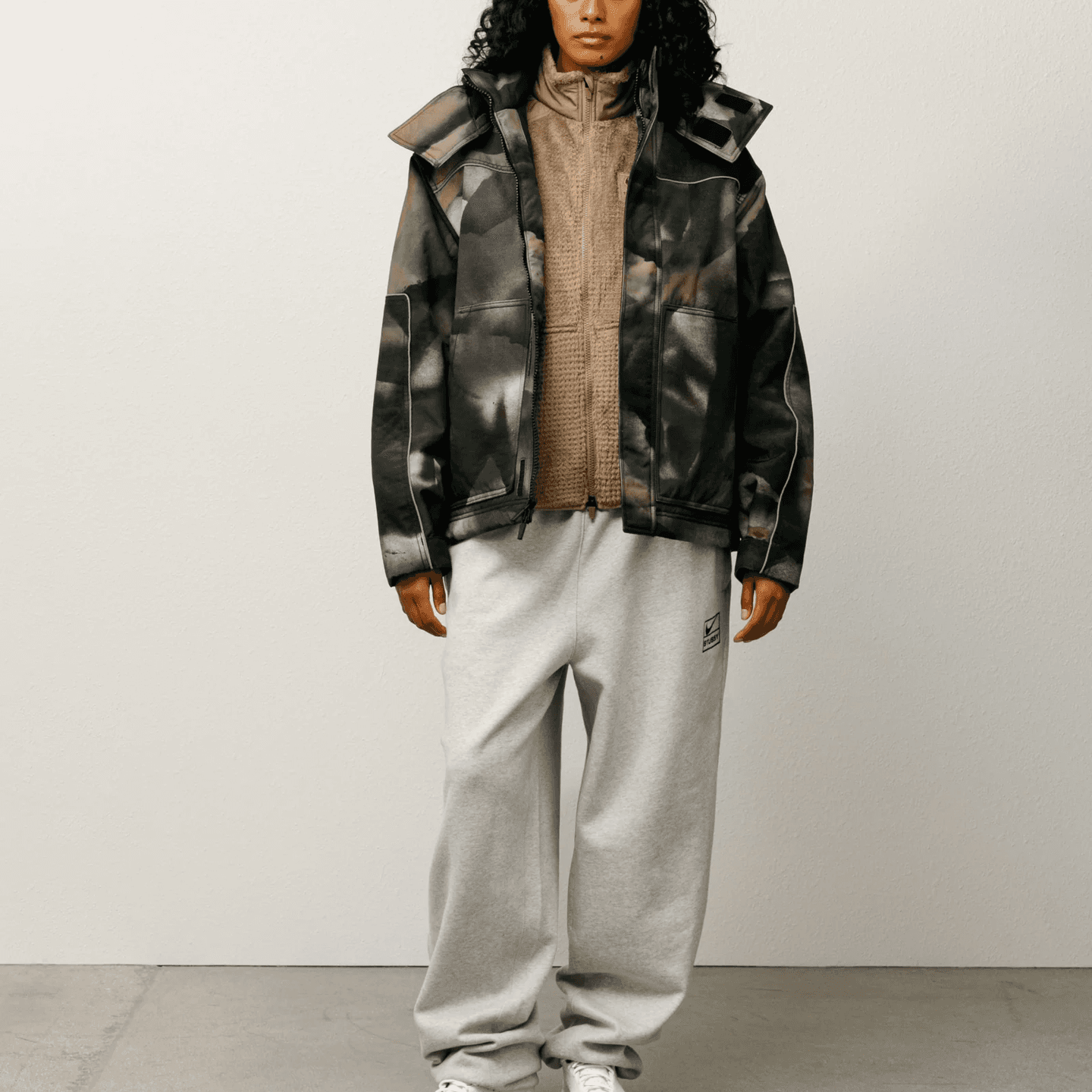 Stussy x Nike FW25 PRIMALOFT UTILITY JACKET logo
